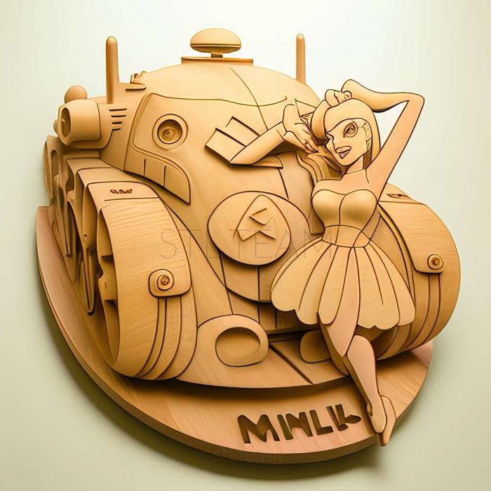 3D модель Танки для спогадів Miltank of the Maid Caf (STL)